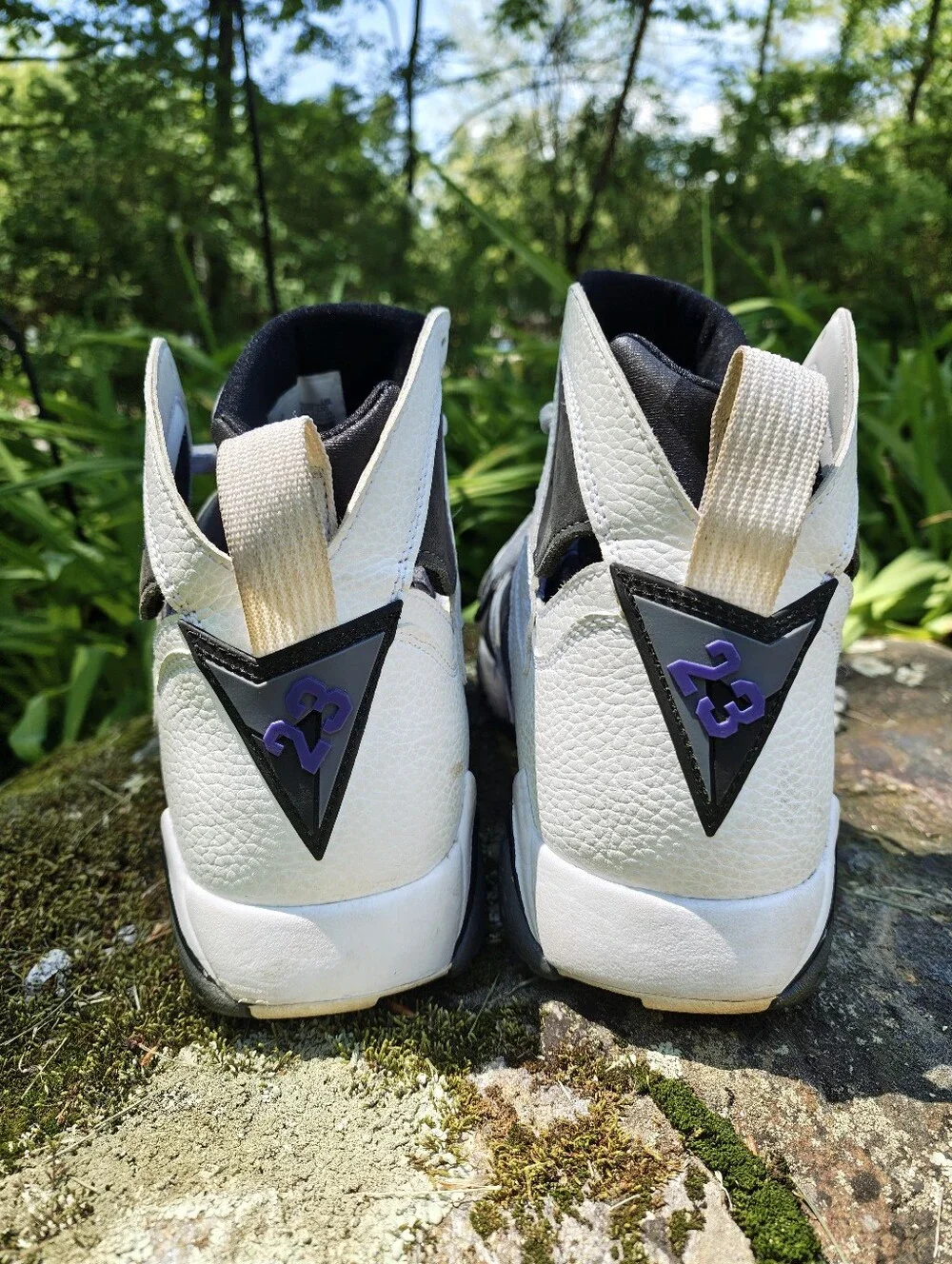 Air Jordan 7 Retro 'Flint' flaunts the OG Flint Grey nubuck quarter Men Size 11